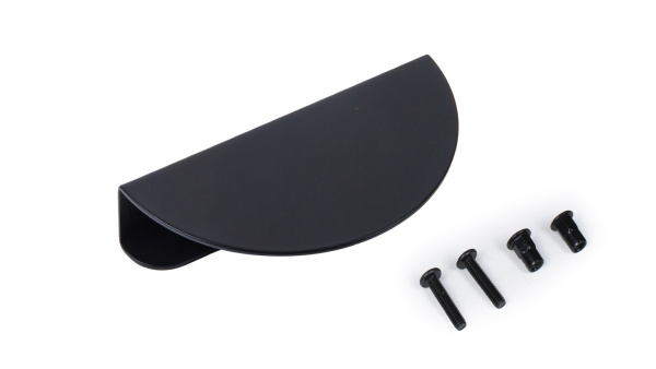 Мебельная ручка ALLEN STEREO RS160BL.23/64 (BL - Чёрный матовый)