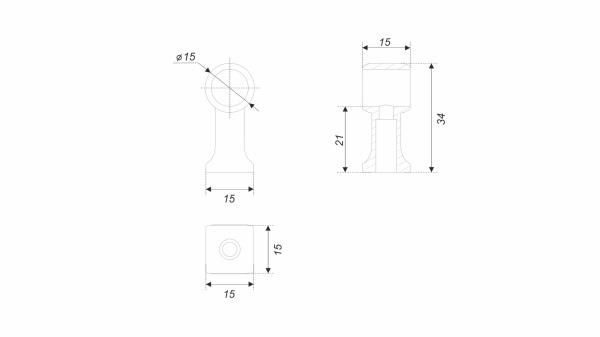 Держатель HOLD Classic RN003BAP.23 (BAP - Брашированное старинное олово)