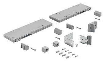 9169652 Комплект демпферов Silent SystemM TopLine L, 2 двери, перед верх, пан. огран. хода, закрыв.