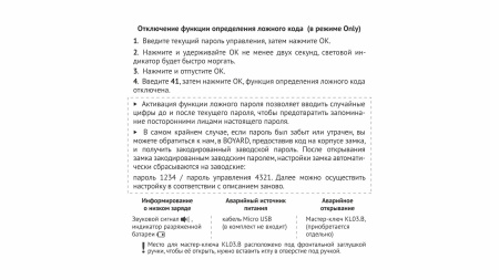 Мастер-ключ KL03.B для замка КОДЕКС Z603