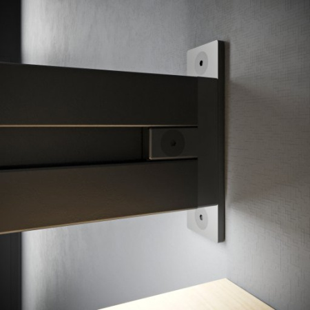 KPP02 Комплект крепления к стене, Серебро (А00) MODUS