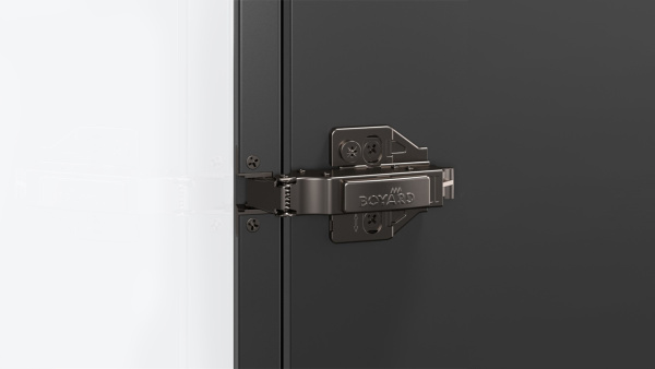Мебельная петля EVO FRAME S H813A/BN с пружиной и амортизацией Clip-on для фасадов из AL