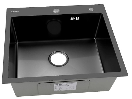 Мойка 550*505 мм BLACK PVD NANO арт. 37702 ARONA