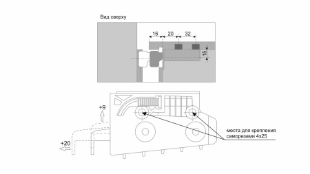 CH07/W (Навес для верхних баз (компл.)) (Boyard)