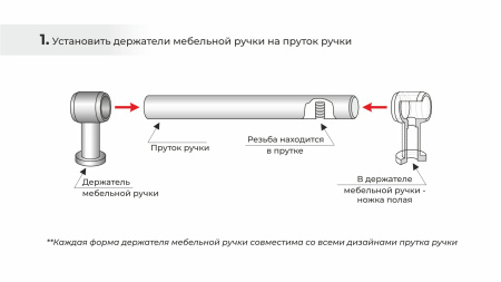Держатель HOLD Conus RN004MBSG.23 (MBSG - Матовое брашированное сатиновое золото)