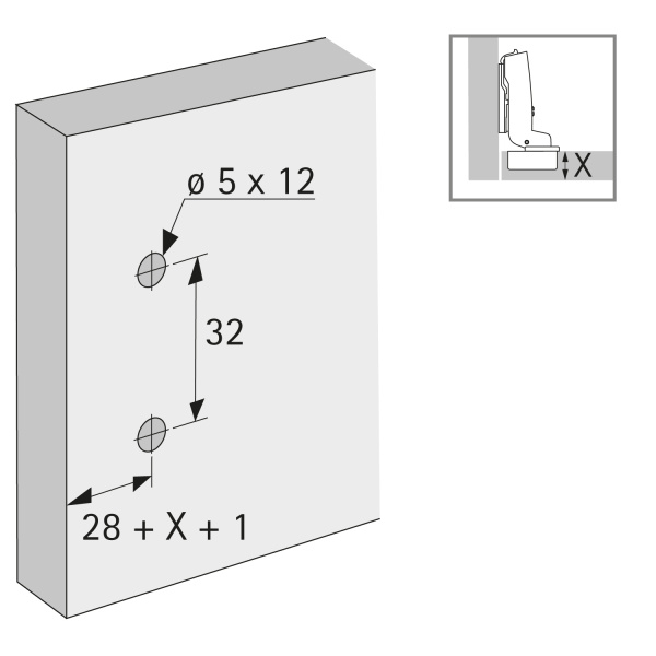9071622 Монтажная планка System 8099 Sensys, Intermat, L28, D3, евровинты