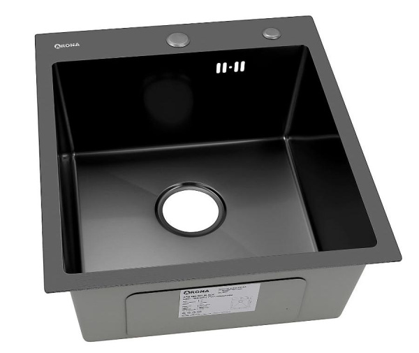 Мойка ARS 450*505 мм BLACK PVD NANO арт.37696 ARONA