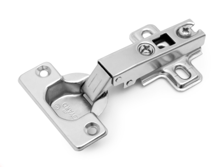 Мебельная петля H100A02/0112 накладная Slide-on, угол откр. 105˚