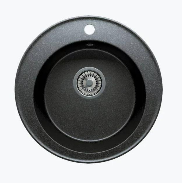 Мойка круглая Tolero Classic R-108 (Уголь) арт. 943575