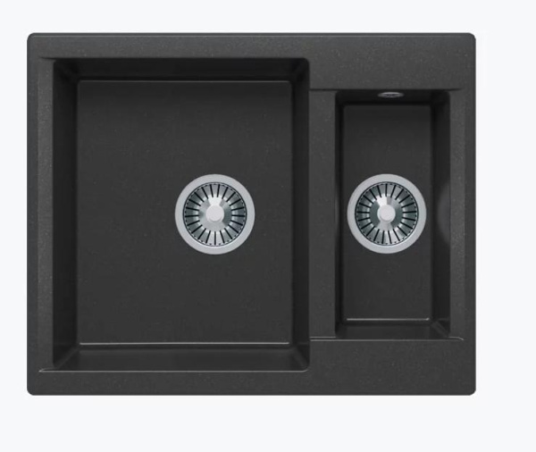 Мойка прямоугольная BRIG-620 (№16 Черный) арт. 407923 Polygran