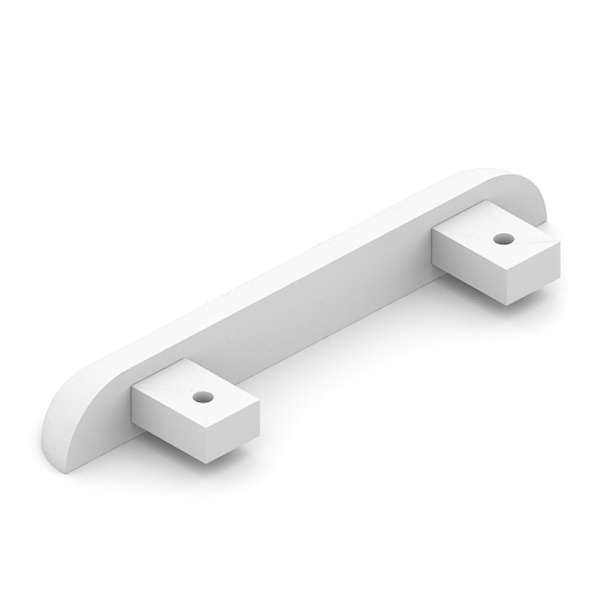 Заглушка нижней двухпол. напр., алюм., Белый мат. AS0029.VP000.WHMPC.CY (Aristo)