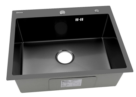 Мойка ARS 600*505 BLACK PVD NANO арт. 37705 ARONA