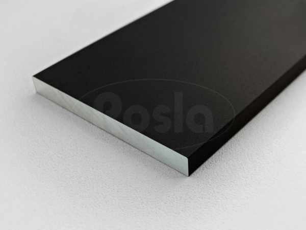 Профиль рамочный узкий F1-17 (черный матовый) L=6.0 м Росла