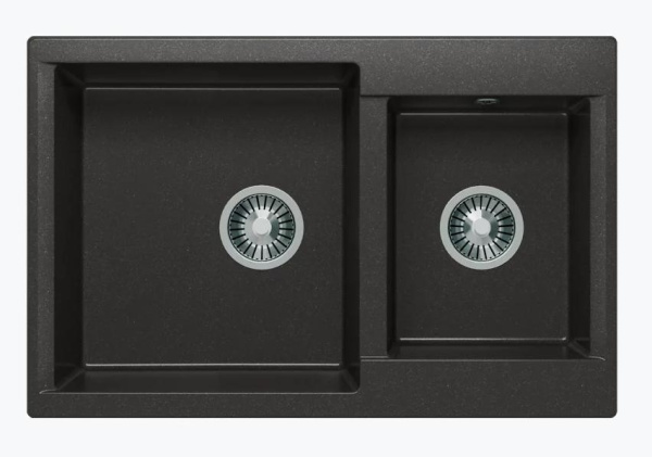 Мойка прямоугольная BRIG-772 (№16 Черный) арт. 621480 Polygran