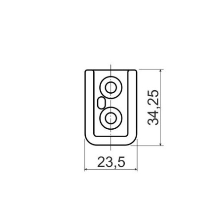 DT01 Штангодержатель, Черный (А26) MODUS