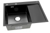 Мойка ARS 650*505 мм L-левая, BLACK PVD NANO арт. 37711 ARONA