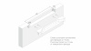 Мебельная ручка ADAM RT021BL.1/000/160 (BL - Черный)