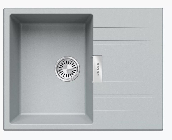 Мойка прямоугольная Tolero Loft TL-650 (Платина) арт. 856233